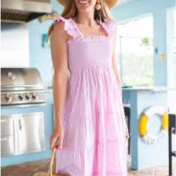 Hill House Ellie Nap Dress Pink Gingham NWT XXL - Picture 7 of 16